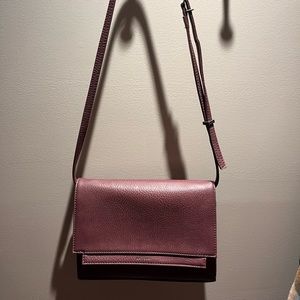 Matt & Nat vegan leather fall plum cross body purse